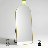 Espelho Decorativo Corpo Inteiro com Suporte — Design Pinterest