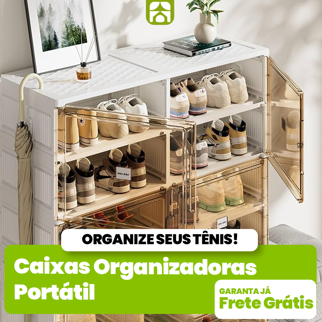 Kit Caixas Organizadoras Portátil [45% OFF + Frete Grátis]