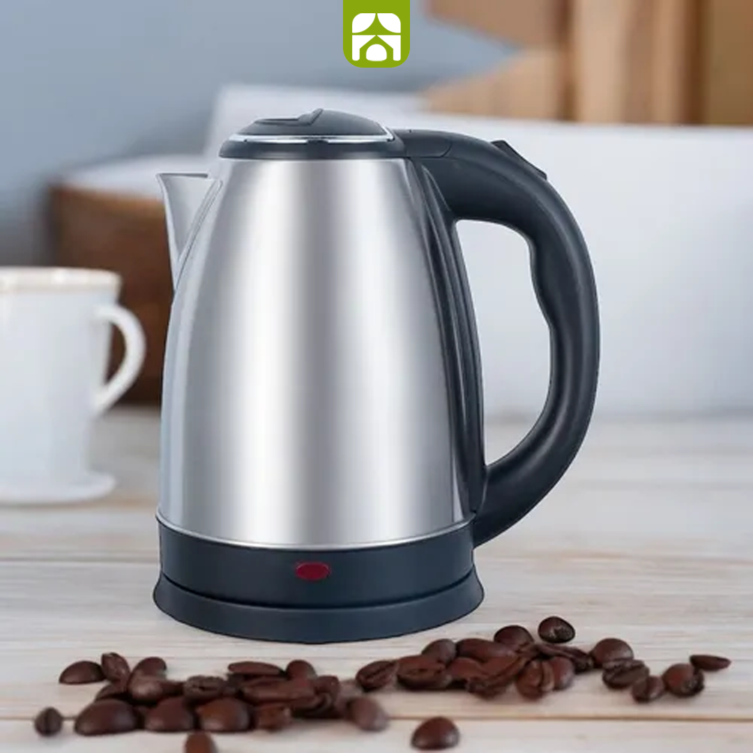 Combo Chaleira Elétrica Café & Chá - Turbo Inox Mondial + 4 Xícaras Vidro Duplo de Brinde