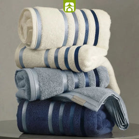 Kit com 15 Toalhas Super Banhão de Alta Maciez e Absorção + 5 Toalhas de Rosto de Brinde